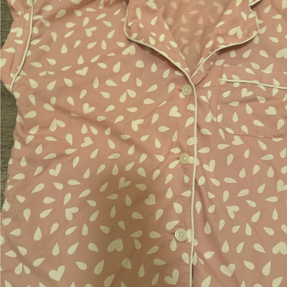Madewell Bedtime Pajama Set in Petal Hearts - Picture 8 of 10